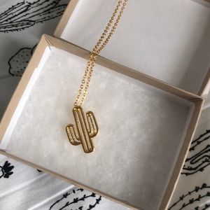 🌵 ON HOLD 🌵 Gold Cactus Necklace